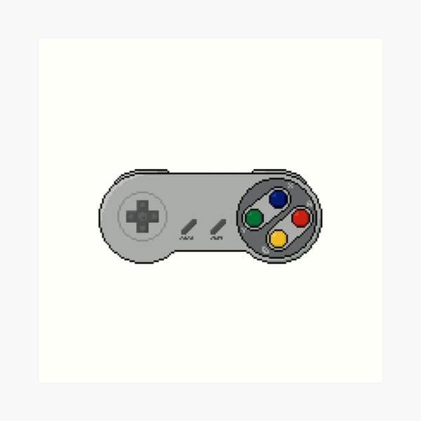 Item preview, Super Famicon Controller Pixel Art designed and sold by quixel.