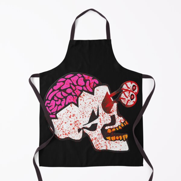 Item preview, Skull skull with brain and eyes Halloween scary designed and sold by tarek25.