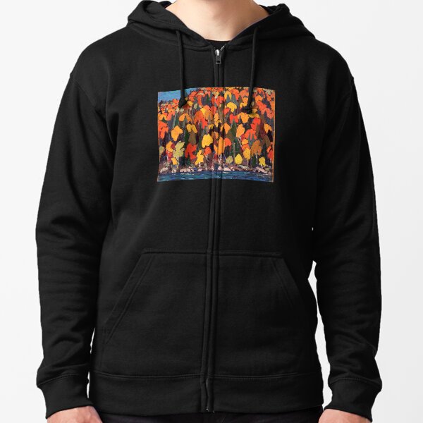 Tom Thomson - Autumn Foliage Zipped Hoodie