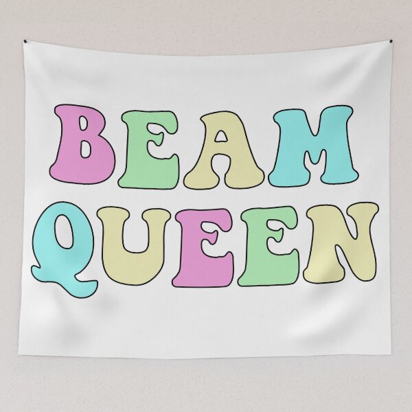 Item preview, Pastel Beam Queen Gymnastics Logo designed and sold by morgandiehl10.