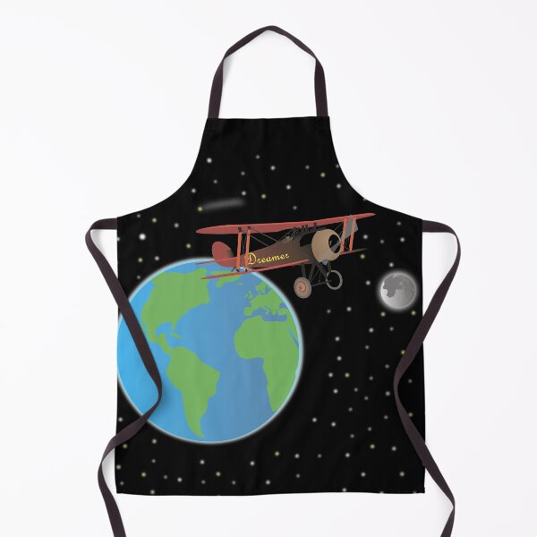 Item preview, Red Biplane in Outer Space designed and sold by NorseTech.