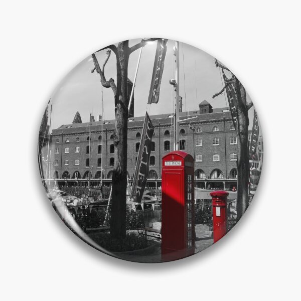 Item preview, St katherines Dock Post Box Phone Box designed and sold by Londonimages.