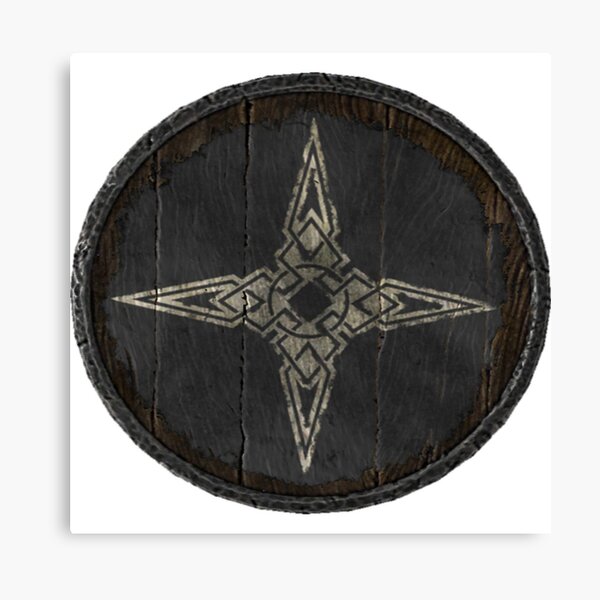 Dawnstar and Pale Guards Logo (Guard hold shield) Canvas Print