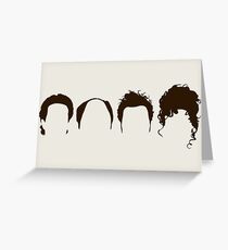 Seinfeld Hair Greeting Card