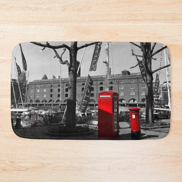 Item preview, St katherines Dock Post Box Phone Box designed and sold by Londonimages.