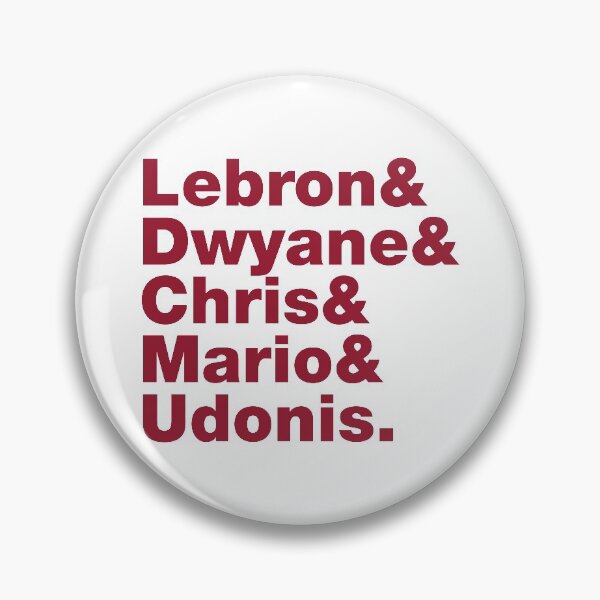 Item preview, 2012-2013 Miami Basketball Starting Five Red over White designed and sold by johnta17.