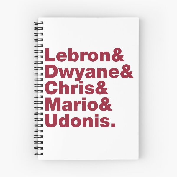 Item preview, 2012-2013 Miami Basketball Starting Five Red over White designed and sold by johnta17.