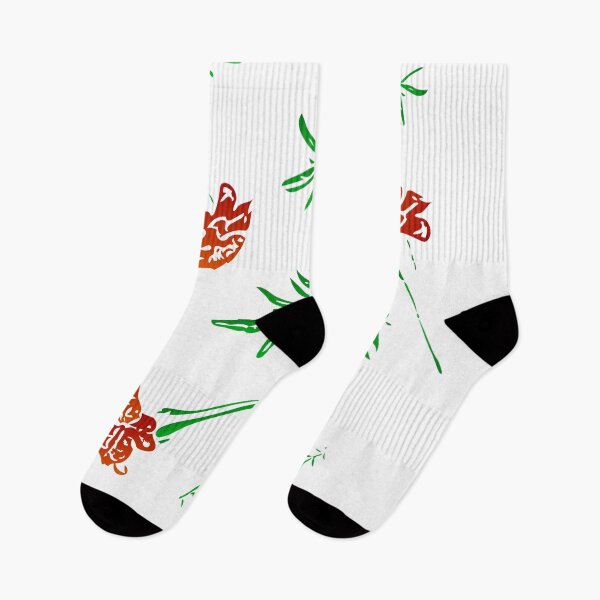 Item preview, Marigold Floral Pattern with Leaves and Flowers (on white) designed and sold by Davey's Designs.