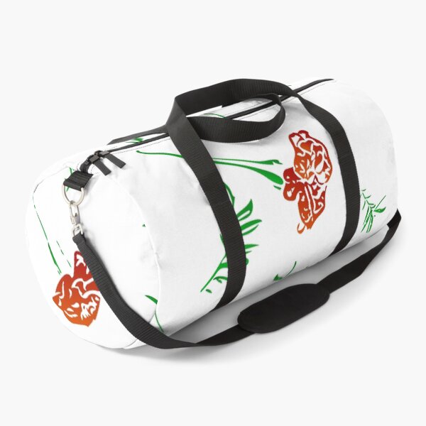 Item preview, Marigold Floral Pattern with Leaves and Flowers (on white) designed and sold by Davey's Designs.