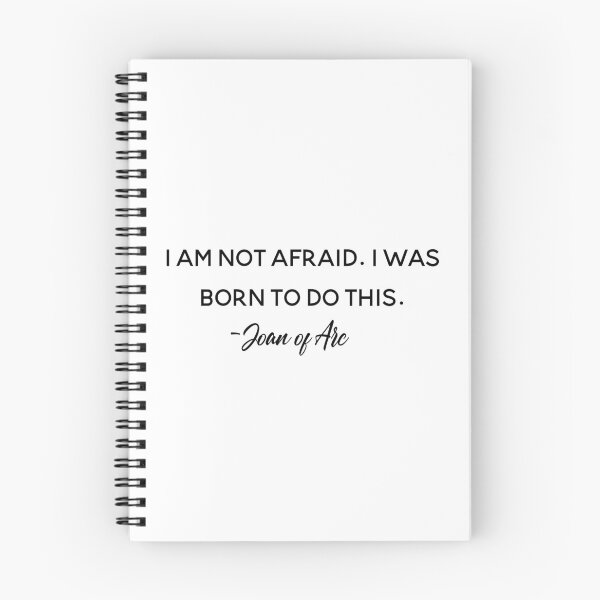 Item preview, I am not afraid. I was born to do this. Joan of Arc,Bravery, Inspirational quote,  designed and sold by pmarchanti.