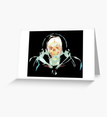 Lost in Space (black) Greeting Card