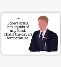 Kenneth Parcell The Devil's Temperature Sticker