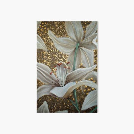 Lilies on Parade Art Board Print