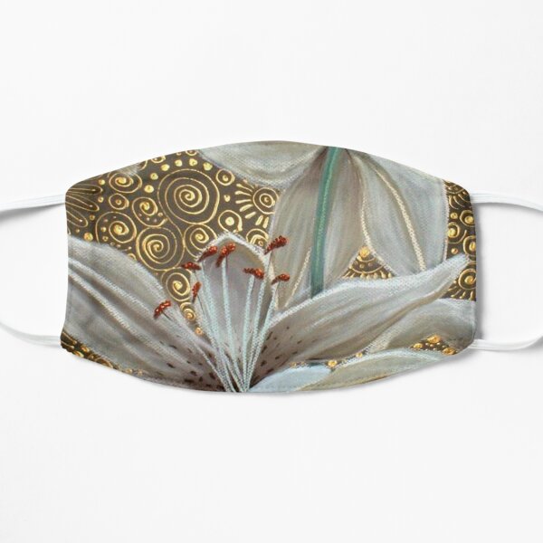 Lilies on Parade Flat Mask