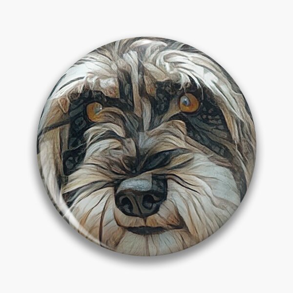 Item preview, Mini Shnauzer portrait designed and sold by Brian Tarr.