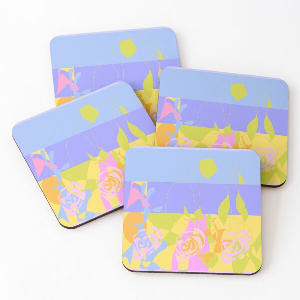 Item preview, Three roses in blue designed and sold by Claudia Caseri.