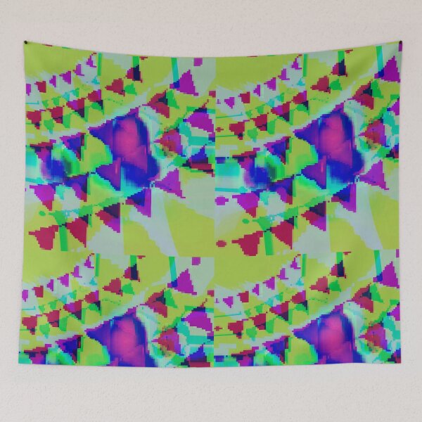 Item preview, Florescent colors and triangular flags designed and sold by OSG369.