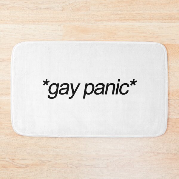 Item preview, gay panic designed and sold by run-devil-run.