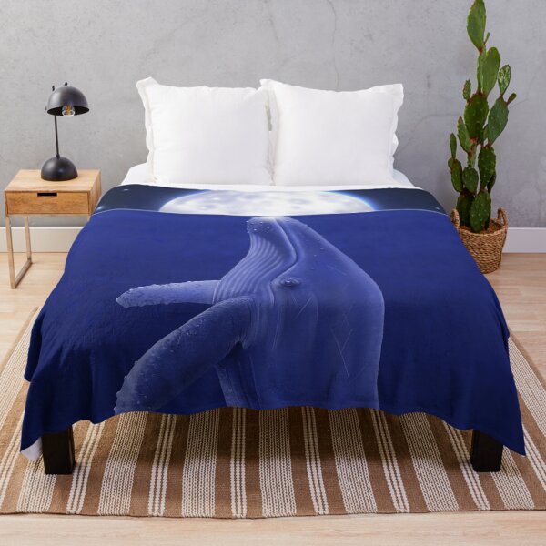 Item preview, Blue night humpback whale designed and sold by Milanicole.
