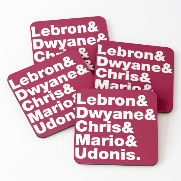 Item preview, 2012-2013 Miami Basketball Starting Five White over Red designed and sold by johnta17.