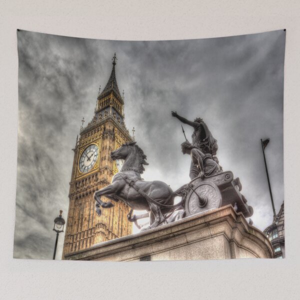 Item preview, Big Ben and Boadicea Statue  designed and sold by Londonimages.