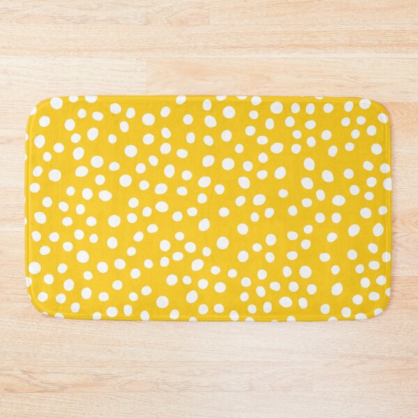 Item preview, Yellow White Dots Pattern designed and sold by Vic Torys ☆.