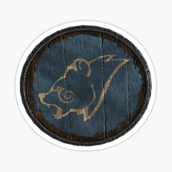 Windhelm and Eastmarch Logo (Hold guards shield) Sticker