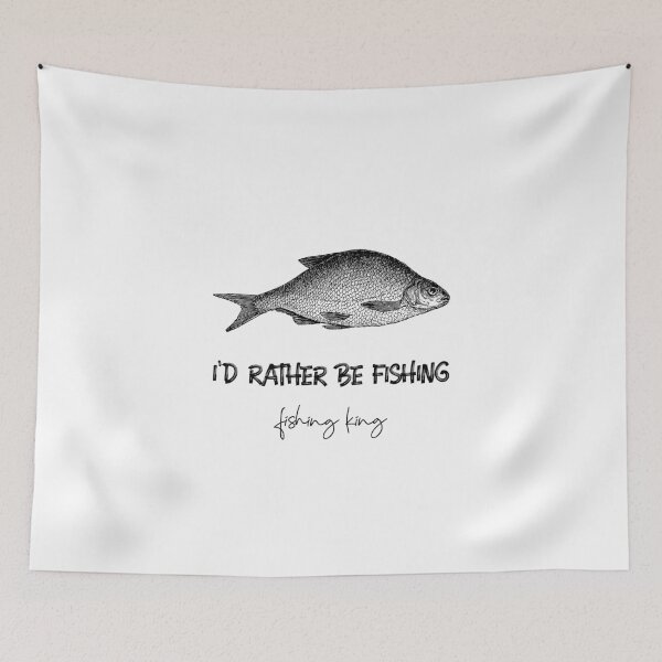 Item preview, I'D RATHER BE FISHING | FISHING KING designed and sold by Ashalcheema.