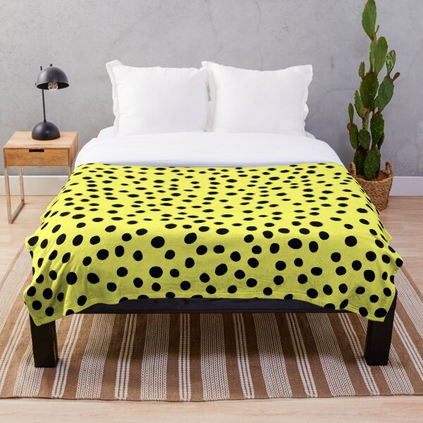 Item preview, Lemon Black Dots Pattern  designed and sold by Vic Torys ☆.