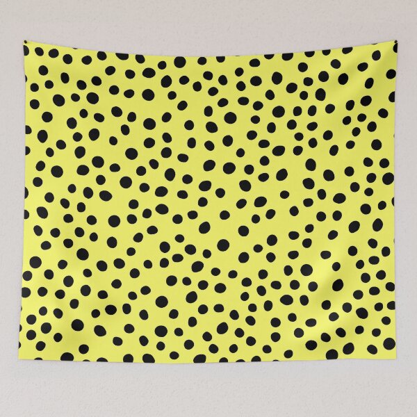 Item preview, Lemon Black Dots Pattern  designed and sold by Vic Torys ☆.