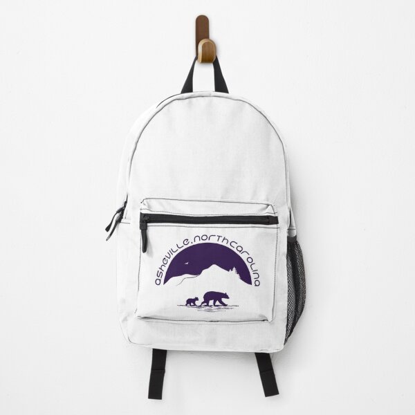 Item preview, Asheville, NC - Mountains & Black Bears - Purple designed and sold by Serena's Asheville Merch.