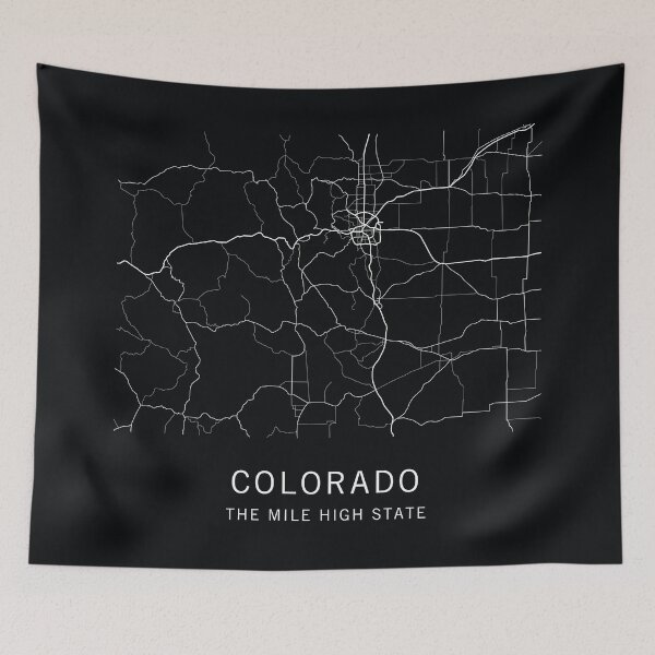 Item preview, Colorado State Road Map designed and sold by clarkstpress.