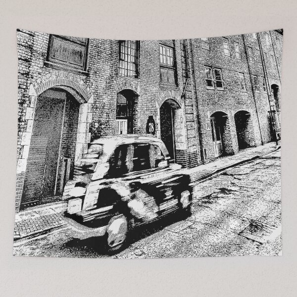Item preview, London Taxi Industrial London sketch designed and sold by Londonimages.