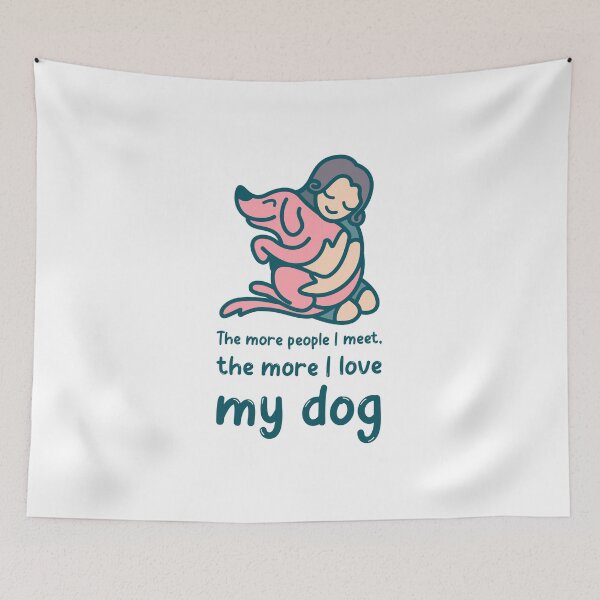 Item preview, Dog Friendly Anti Social  designed and sold by S Y N T H R E A L M.