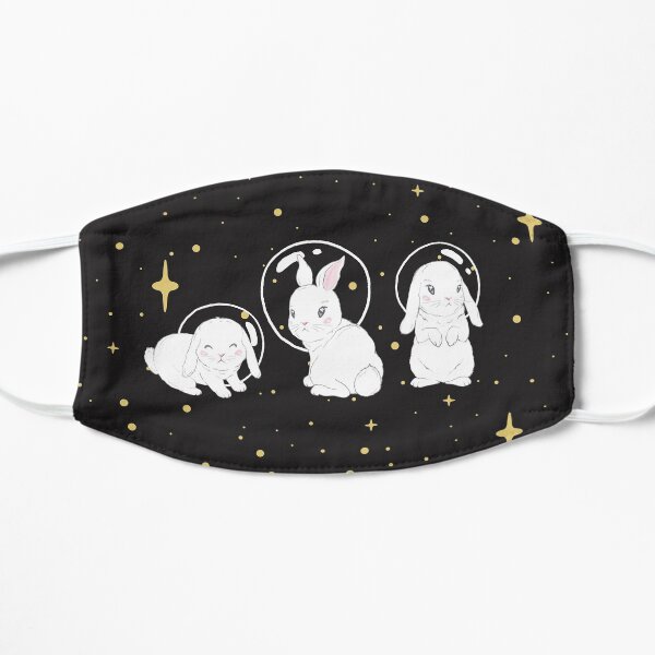 Space Little bunnies By graphicmeyou Flat Mask