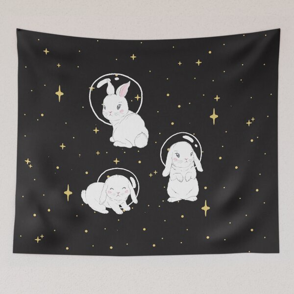 Item preview, Space Little bunnies By graphicmeyou designed and sold by graphicmeyou.