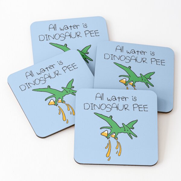Item preview, All Water Is Dinosaur Pee (Pterodactyl) designed and sold by jezkemp.