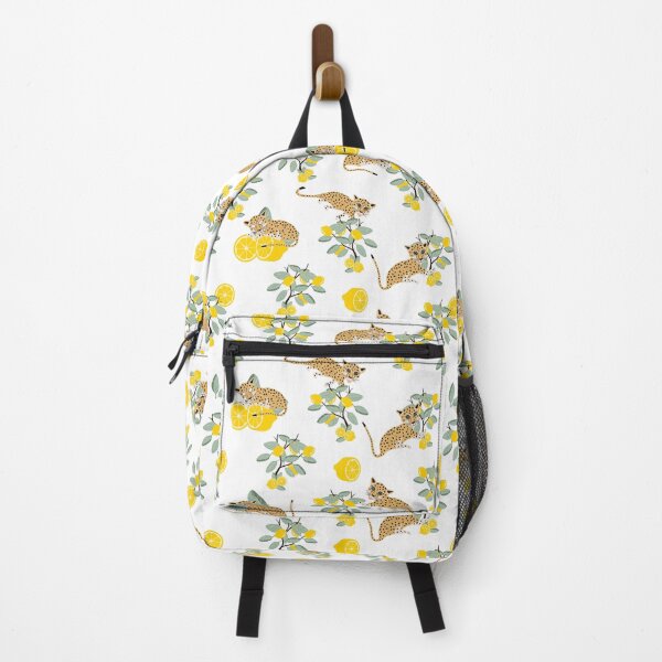 Item preview, Leopard & Lemon Tree Leaf Animal Mixed Pattern White BG designed and sold by IFOM.