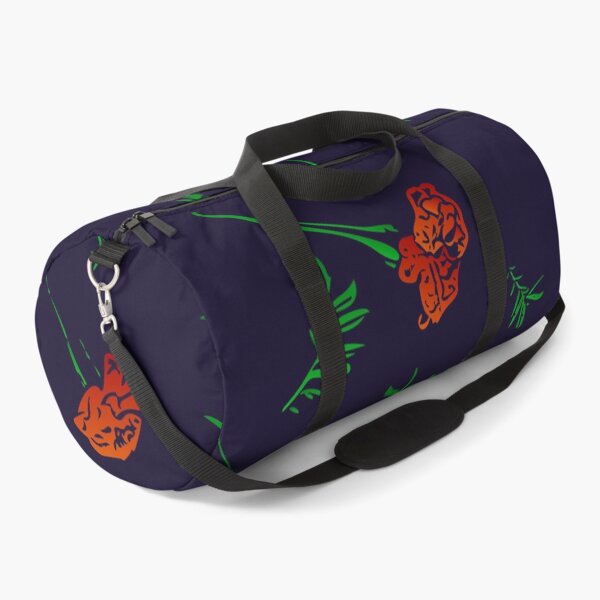 Item preview, Marigold Floral Pattern with Leaves and Flowers (on prussian blue) designed and sold by Davey's Designs.