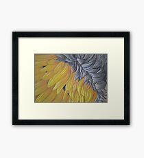 Upside down Sunflower Framed Print