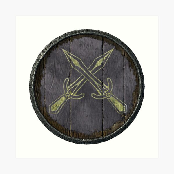 Skyrim Logo Art Prints Redbubble