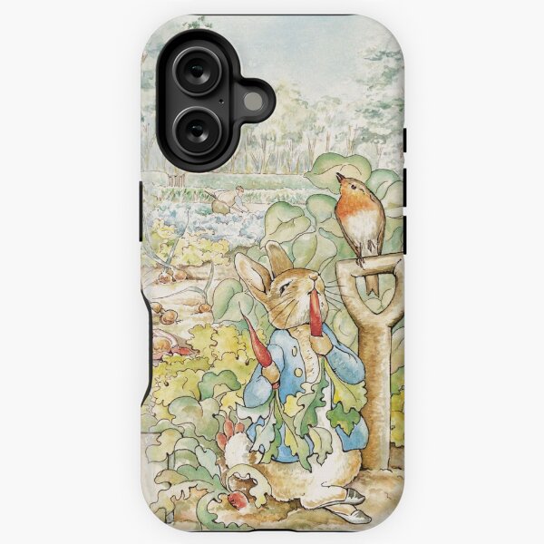 Vista previa del artículo con la obra «Peter Rabbit - Ilustración del jardín de Beatrix Potter», diseñado y vendido por NaturalTextures.