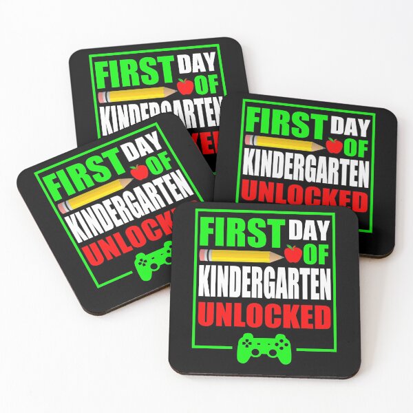 Item preview, First Day Of Kindergarten Unlocked 2020 Gift For Gamer And Video Game Lovers Funny Kindergarten designed and sold by naworas.