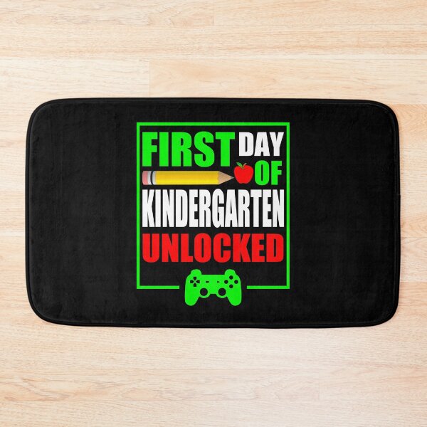 Item preview, First Day Of Kindergarten Unlocked 2020 Gift For Gamer And Video Game Lovers Funny Kindergarten designed and sold by naworas.