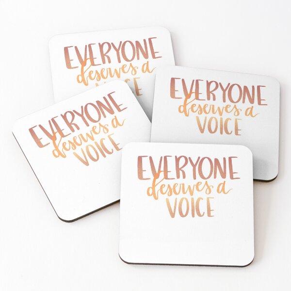 Item preview, Everyone Deserves a Voice designed and sold by Savannah Biles.