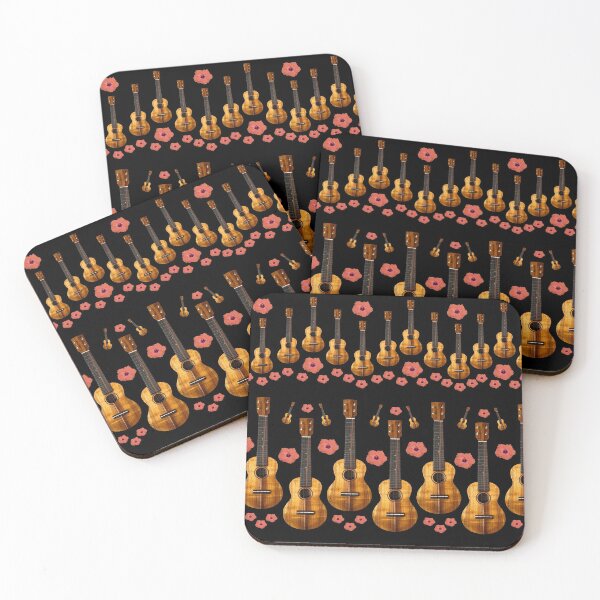 Item preview, Ukuleles: Uke Hibiscus on Black designed and sold by Josie Elias.