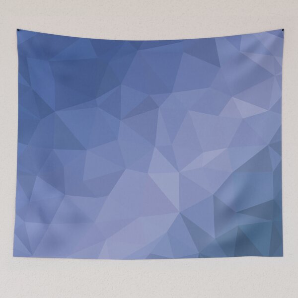 Item preview, Abstract Blue Polygon Gradient designed and sold by Polygona.