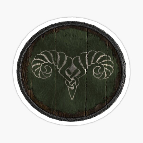 Markarth and Reach Logo (Hold guard shield) Sticker