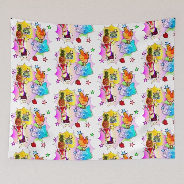 Item preview, funky, colorful, animals, stars, crazy, extraordinary designed and sold by zamperoni.