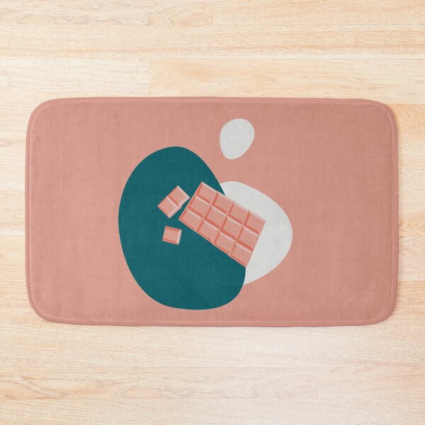 Item preview, Strawberry  pink kawaii chocolate minimalism abstract drawing designed and sold by Nossikko.
